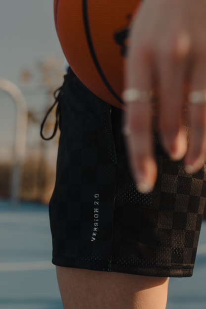 The Icon Shorts - Black Check