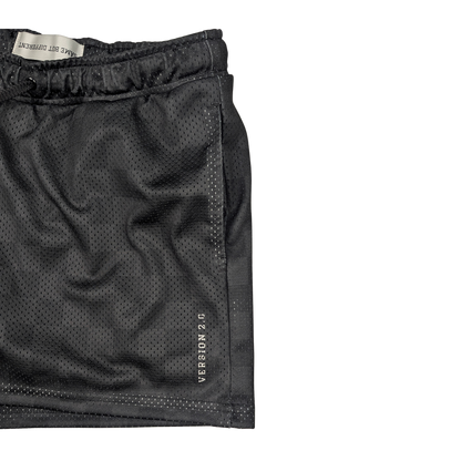 Close-Up of women's mesh basketball shorts with pocket